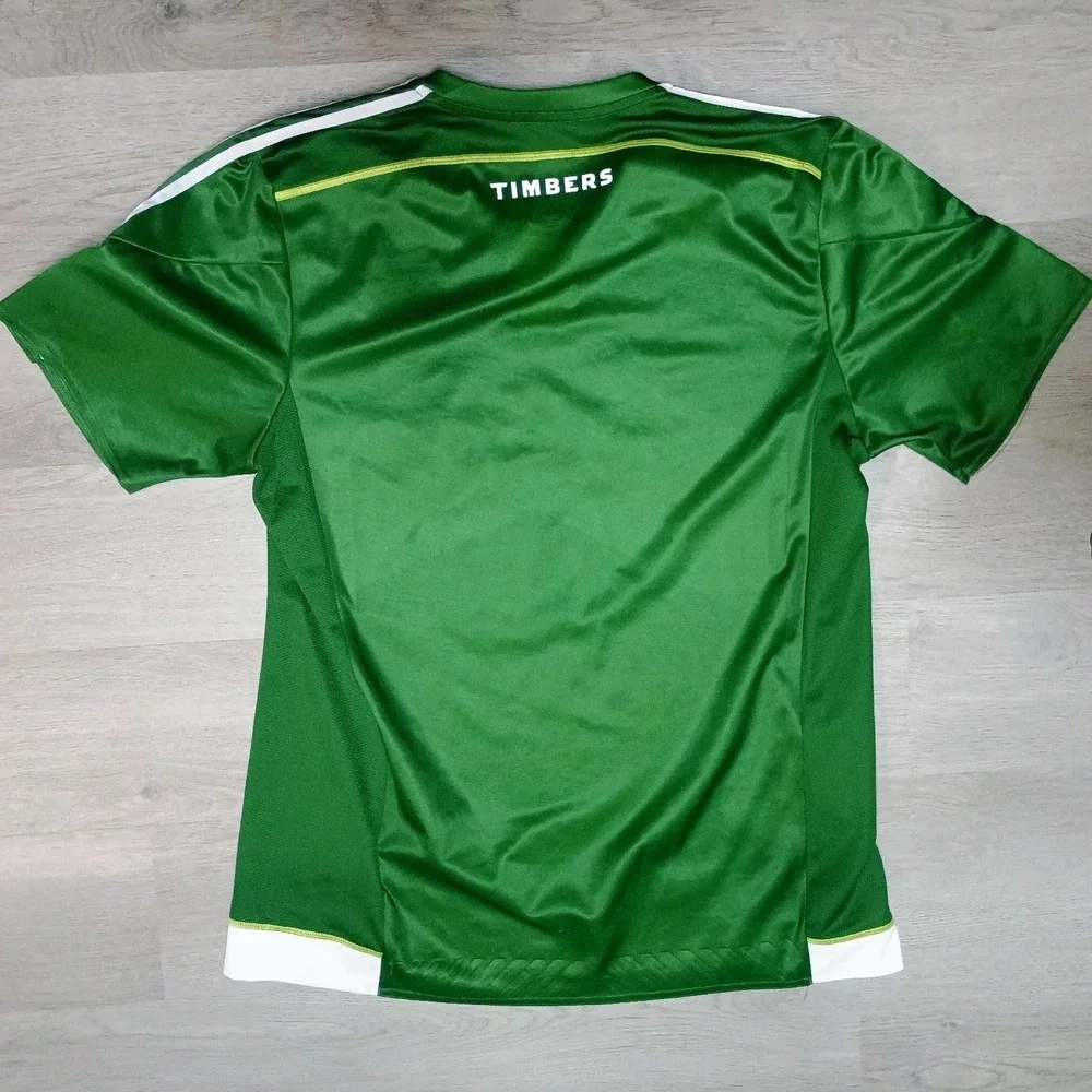 Alaska Timbers Airlines Soccer Adidas Green Adizero Jersey XL